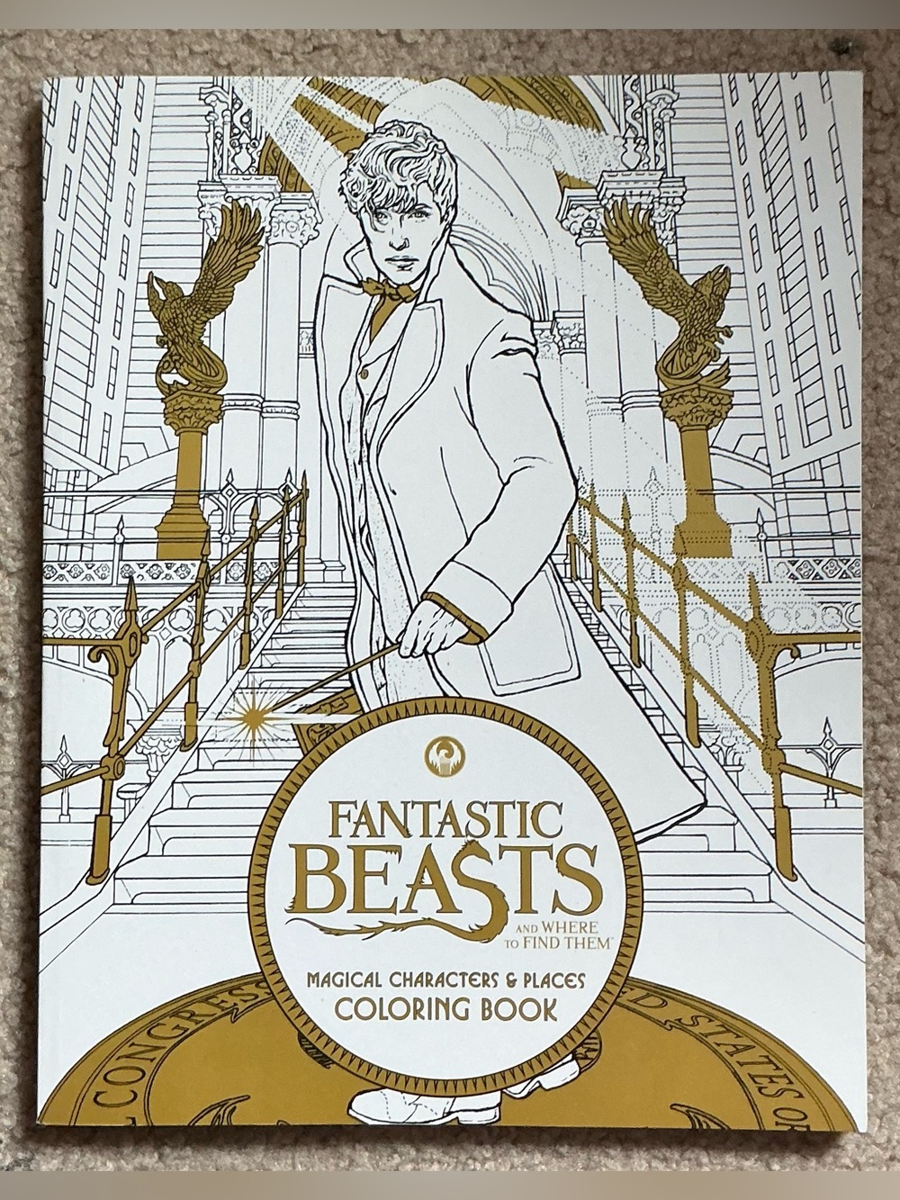 Fantastic Beasts: Characters and Places Coloring Book